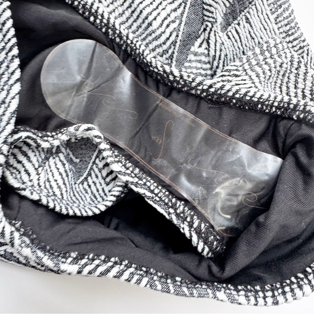 Seea x Free People Georgia Top & Bottom in Night Glide Black /White | SMALL NWT - Picture 5 of 8